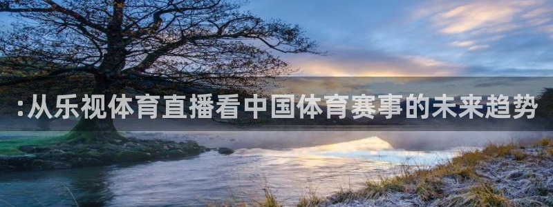 乐球直播在线播放观看：:从乐视体育直播看中国体育赛事的未来趋势